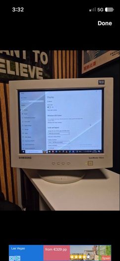 Samsung syncmaster crt 17inch