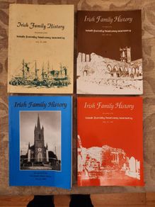 Irish Family  History Journals X 4. Paperbacks In Good Condition.