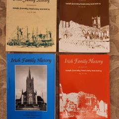 Irish Family  History Journals X 4. Paperbacks In Good Condition.