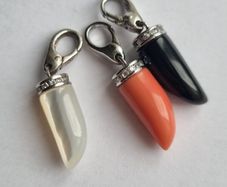 925 silver charm HORN
