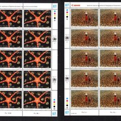 2005 United Nations (Geneva, Switzerland) Nature's wisdom Commemorative Stamps Sheets Mint Never Hinged (MNH).