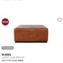 Coffee Table Leather Ottoman Image 4