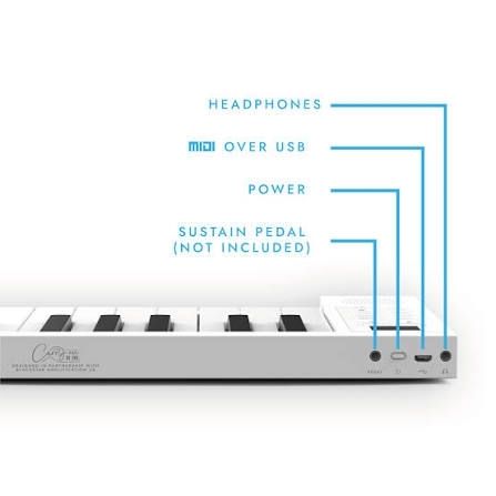 Carry on folding piano midi keyboard