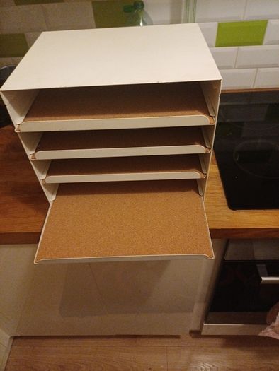 Ikea white letter tray