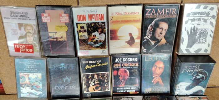 Ultimate Vintage Cassette Tape Collection - 28 Albums (70s/80s/90s Rock, Pop, Reggae & Rare Tapes)