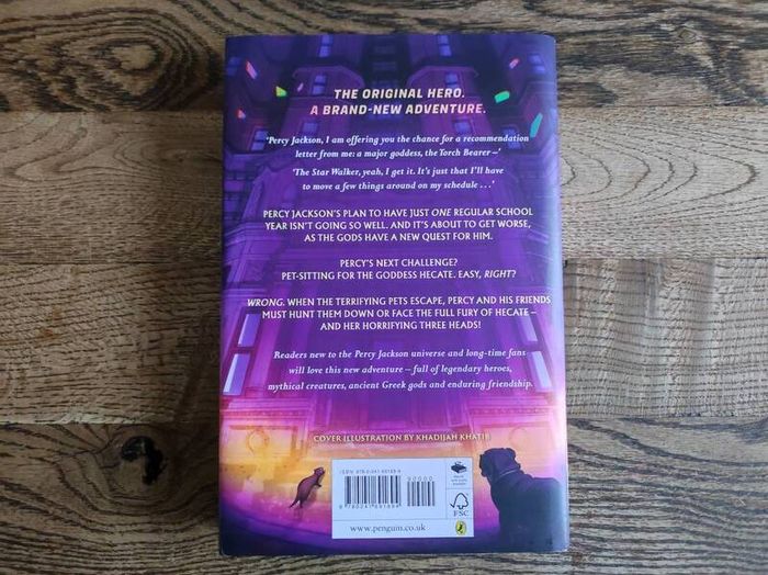 Percy Jackson and the Olympians: Wrath of the Triple Goddess (Book 7) by Rick Riordan, Age 9+