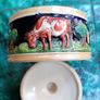 Vintage West german ceramic lidded dish Image 5