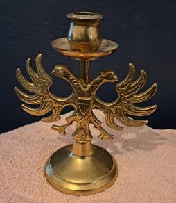 brass  candle lubeck