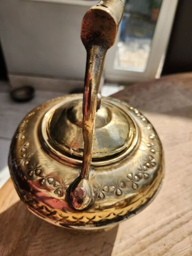 C100yrs old French kettle. Polished.