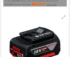 Bosch 18V 5ah Coolpack amp share battery