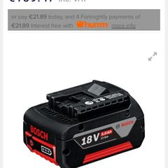 Bosch 18V 5ah Coolpack amp share battery