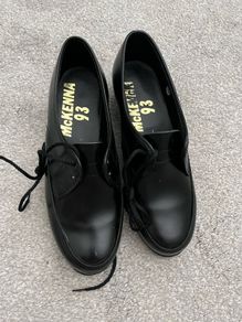 McKenna 93 Women's Black Lace-Up Uniform Duty Shoes Size UK 5.5 Narrow Fit