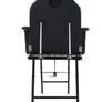 Adjustable Faux Leather Massage Table For Cosmetic with Salon Chair Black Image 7