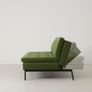 Vibrant green Swyft sofa bed couch with matching pillows (Colour not accurately reflected in own pictures, see listing for brands original pictures) Image 6