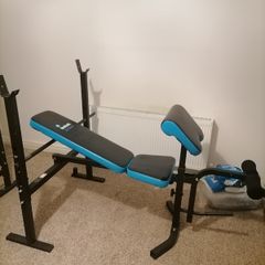 Men's health gym workout bench