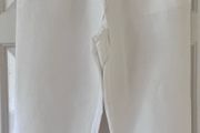 Ladies White Linen Mix 3/4 Lengths by Dunne's