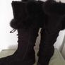 Knee High Black Boots Image 7
