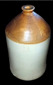 Antique Large 22ins Stoneware Flagon John Cookes