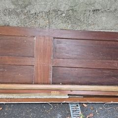 Solid Timber/Mahogany External Door + Full Frame