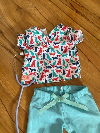 Our generation doll vet and veterinarian outfit with accessories
