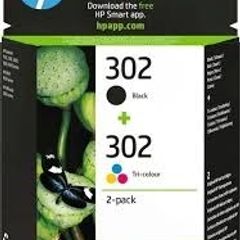 HP 302 ink black & colour twin pack (unopened)
