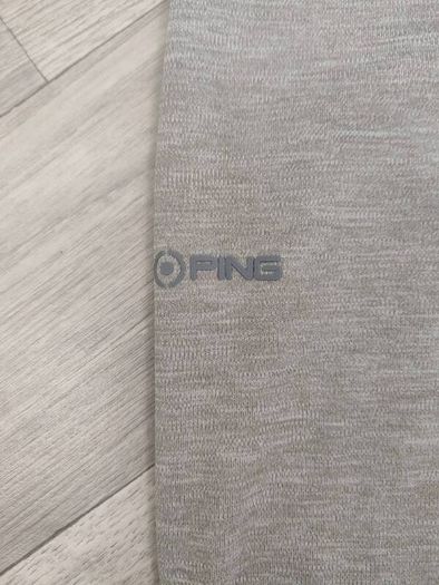Ping Button Down Long Sleeves Polo Shirt Mens Large