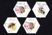 2018 Ireland Fauna &amp; Flora: Native Irish Bees Commemorative Stamps Fine Used