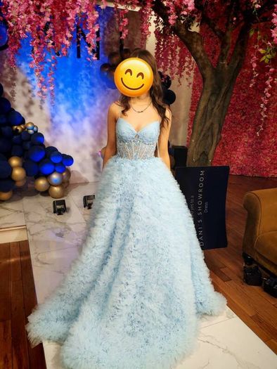 Stunning floor length debs dress