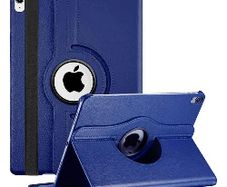 For Apple iPad 2022 10th Gen Tablet Case 360 Rotating PU Leather Cover - Blue