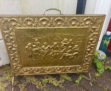 brass fire screen