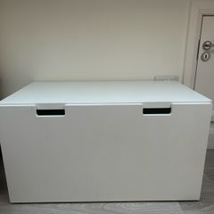 Toy storage bench