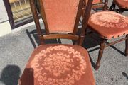 Set of 4 Beautiful Vintage Solid Wood Chairs 200