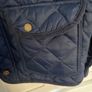 Benetton Navy Quilted Jacket Image 4