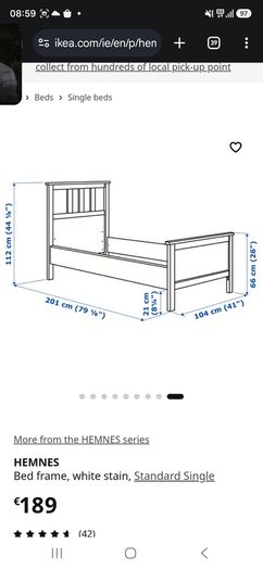 ikea single bed