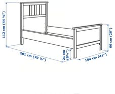 ikea single bed and mattress