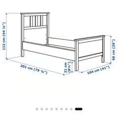 ikea single bed and mattress
