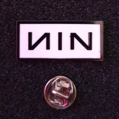 Nine inch nails, pin back badge.