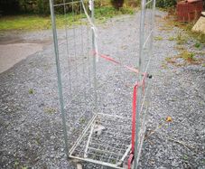 combi trolley roller cage x 2