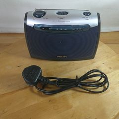 Philips AE2160 Portable Radio FM MW Analogue Transistor Mains & Battery Tested