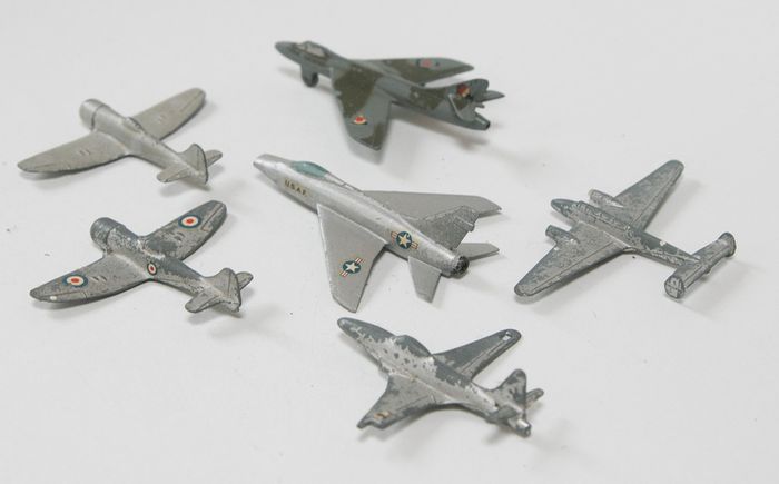 Vintage Dinky and Tekno die-cast planes