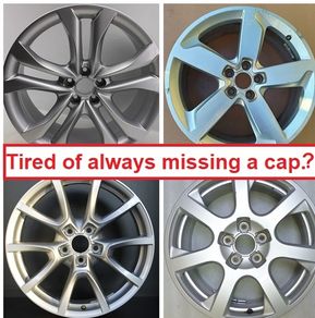 Audi Q5 Alloy Wheel Star Centre Cap. (Multiple Items Can Be Added For Delivery)