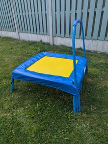 Toddler Trampoline with Handlebar