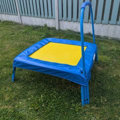 Toddler Trampoline with Handlebar