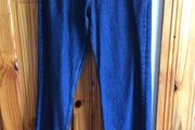 Massimo Dutti Ladies dark blue denim Straight wide Leg Jeans Eu 40 Uk 12 includes postage