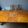 Vintage solid oak adjustable dining table Image 7