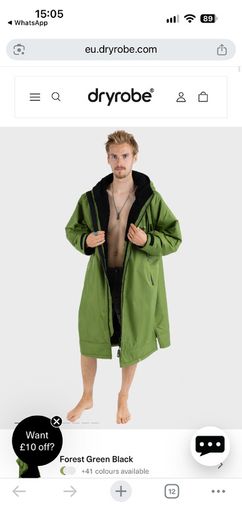 Dryrobe almost new size M