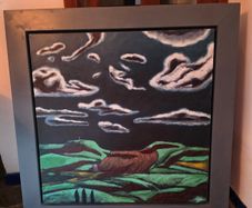 Original Painting " Shadowlands- Devil's Bit"