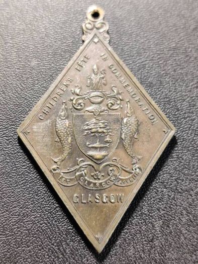Medal, Queen Victoria, 1897 Jubilee, Children's Fete Glasgow