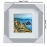 Skellig Michael, 4x4in framed print by artist Helen Mathews Image 2