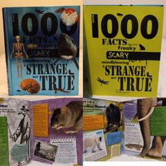 Over 1000 Facts That Are Freaky, Scary, Mindblowing, Strange But True  Hardback Book